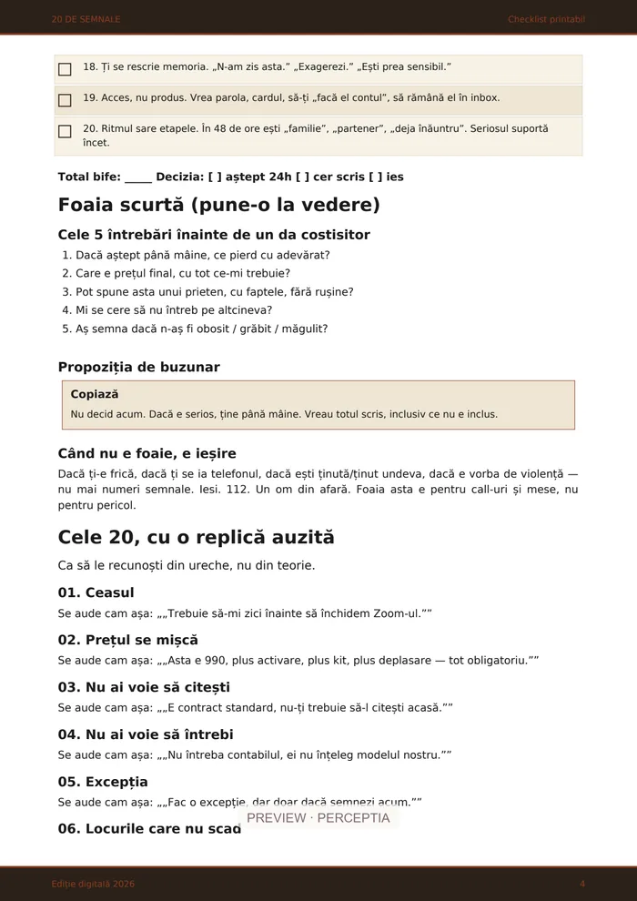 20 de semnale — Semnale și situații, PDF pagina 4