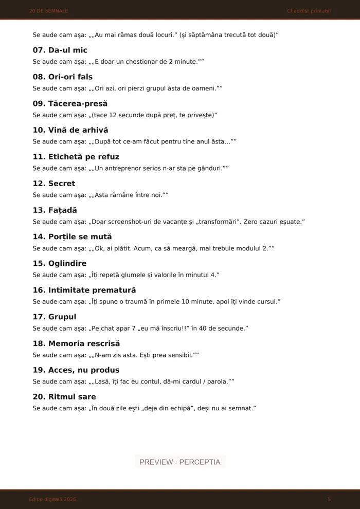 Relații, limite & liniște — 20 de semnale · Replici de recunoscut, PDF pagina 5