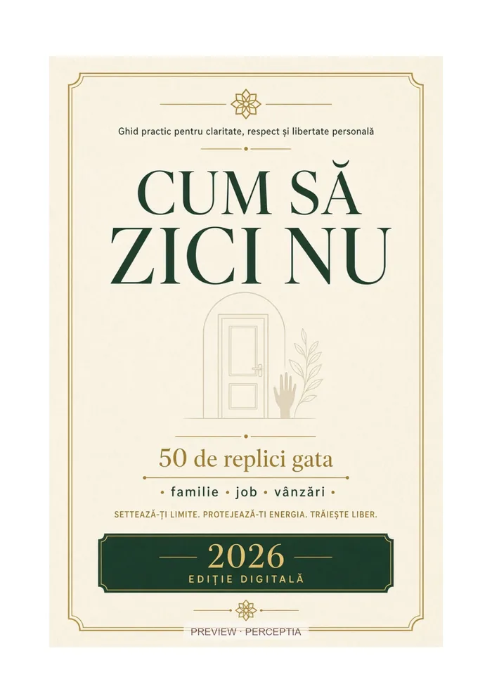 Manipulare, influență & limite — Cum să zici NU · Copertă, PDF pagina 1