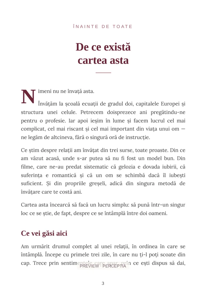 Iubirea, pe bucăți — De ce există cartea asta, PDF pagina 6