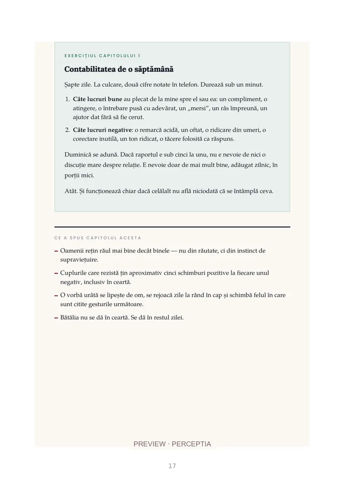 Nu spune asta partenerului tău — Exercițiu: contabilitatea de o săptămână, PDF pagina 17