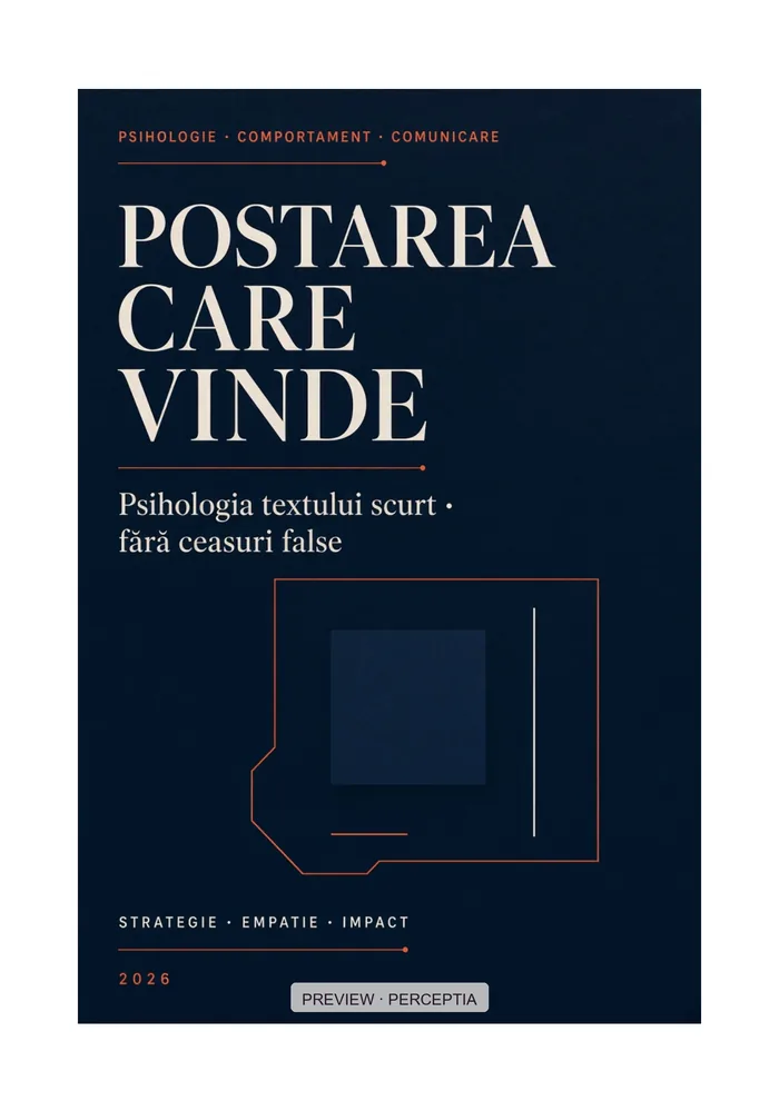 Postarea care vinde — Copertă, PDF pagina 1