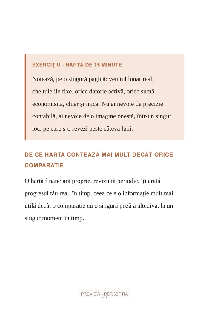 Toți par să aibă mai mult — Exercițiu: harta de 15 minute, PDF pagina 24